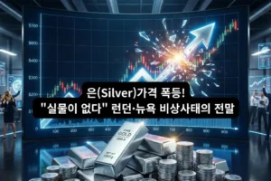 은 가격이 폭등하고 있는 이미지