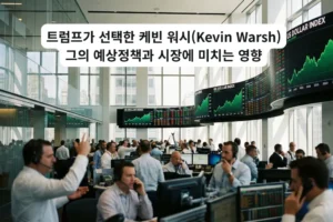 케빈 워시의 등장과 향후 전망을 나타내는 이미지