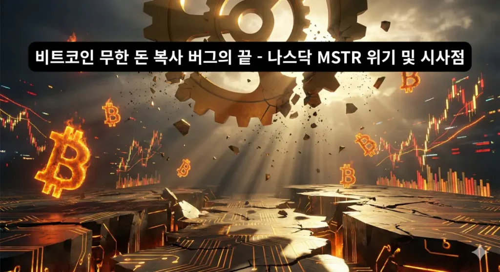 미국 나스닥에 상장된MSTR 종목의 최근 위기에 대한 시사점