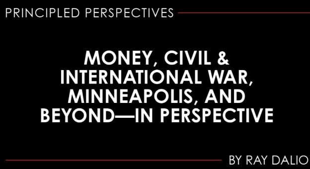돈, 내전과 국제 분쟁, 미니애폴리스 시위와 글로벌 경제적 맥락을 조망하는 분석 글