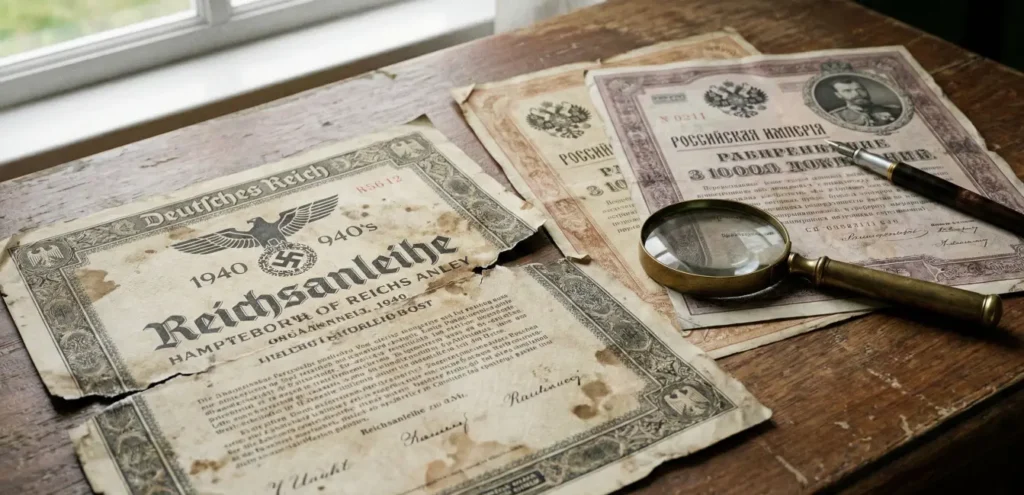 앙드레 코스톨라니의 역발상 투자 사례로 독일 국채 투자와 관련된 이미지